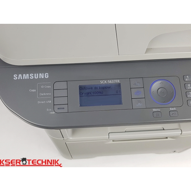 Samsung SCX- 5637 FR – Szybka laserowa 4w1 ADF Duplex LAN USB